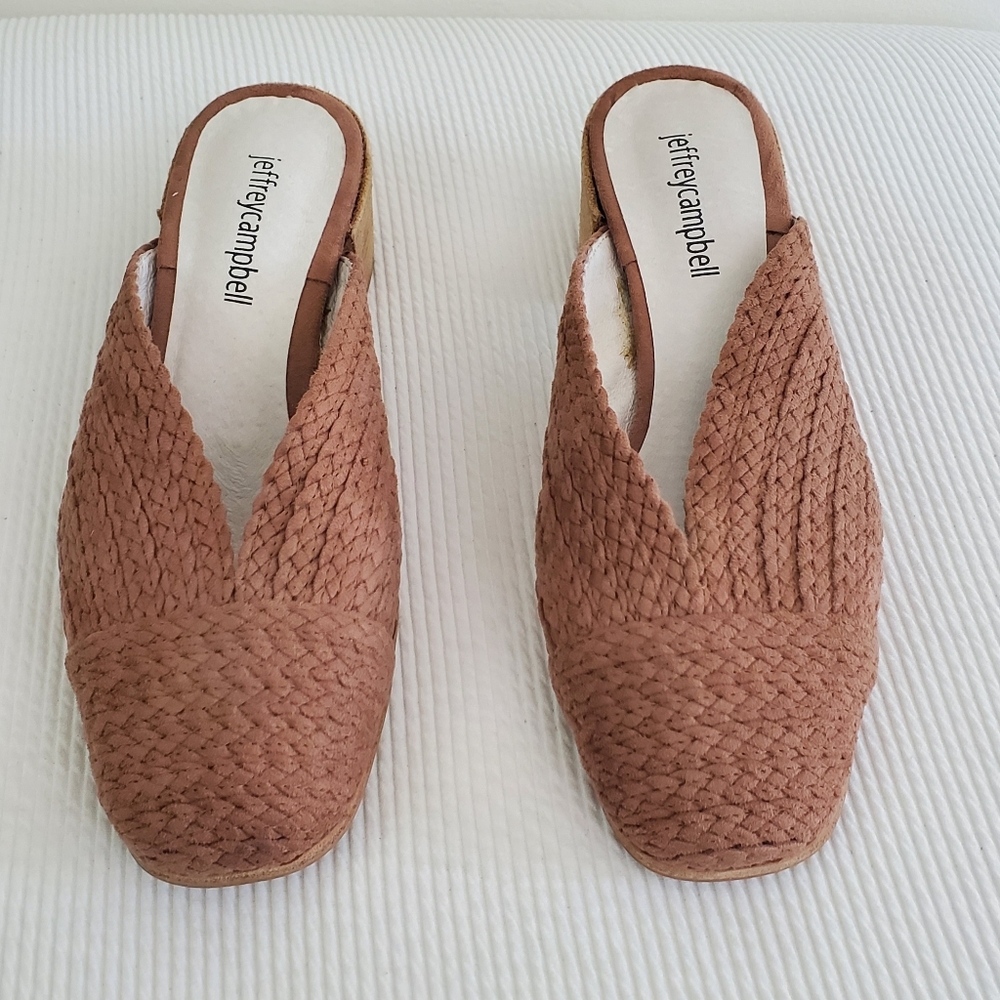 Jeffrey Campbell Sauza Woven Slides - Picture 2 of 8